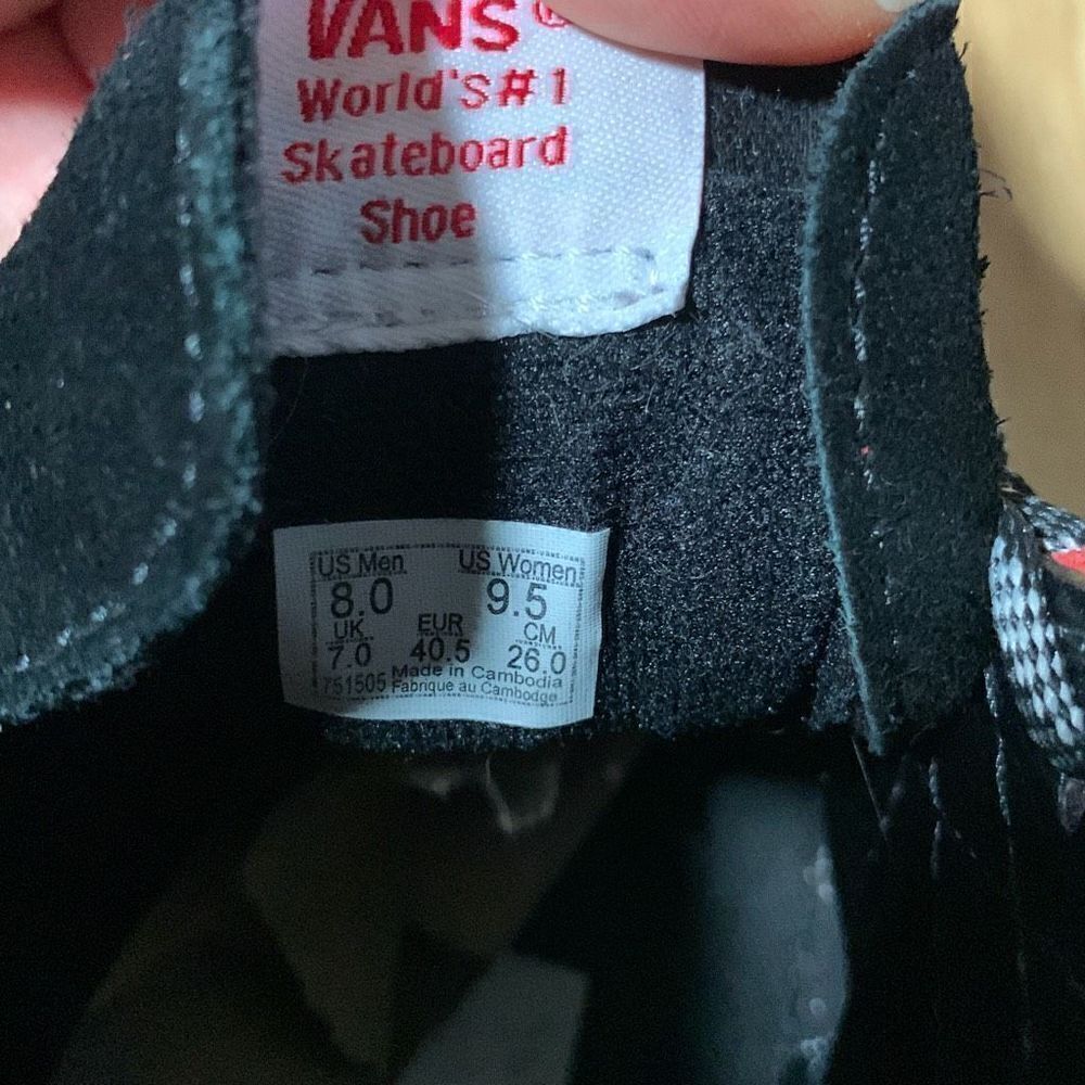 Vans SK8-HI size 8 men’s and 9.5 women’s - Picture 5 of 5